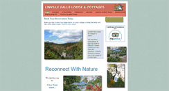 Desktop Screenshot of linvillefallslodge.com